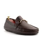 Empire Sole Heritage Buckle Brown Leather Moccasin - Image 3