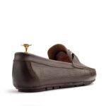 Empire Sole Heritage Buckle Brown Leather Moccasin - Image 4