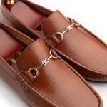 Empire Sole Heritage Buckle Tan Leather Moccasin - Image 2