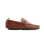 Empire Sole Heritage Buckle Tan Leather Moccasin