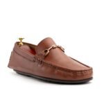 Empire Sole Heritage Buckle Tan Leather Moccasin - Image 3