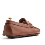 Empire Sole Heritage Buckle Tan Leather Moccasin - Image 4