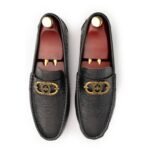 Empire Sole Monarch Black Leather Moccasin - Image 2