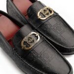 Empire Sole Monarch Black Leather Moccasin - Image 3