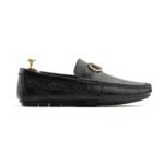 Empire Sole Monarch Black Leather Moccasin