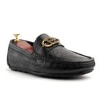 Empire Sole Monarch Black Leather Moccasin - Image 4