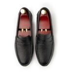 Empire Sole Regent Black Leather Moccasin - Image 2