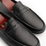 Empire Sole Regent Black Leather Moccasin - Image 4