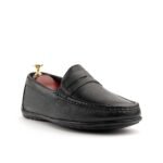 Empire Sole Regent Black Leather Moccasin - Image 5