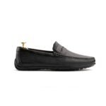 Empire Sole Regent Black Leather Moccasin